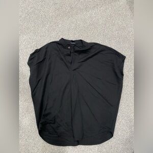 Club Monaco Black Buttoned top